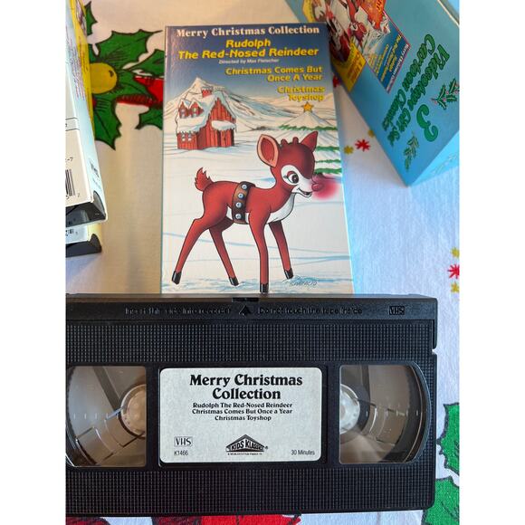 3VHS videotape gift set Holiday cartoon Classics - Picture 4 of 6